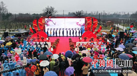 都江堰问花村开园 美丽天府再添新地标